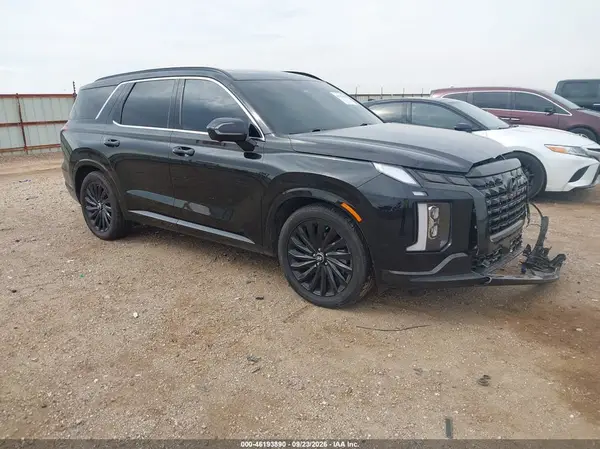 KM8R7DGE2RU689729 — 2024 Hyundai Palisade, Передняя часть слева (Left Front), фото до ремонта