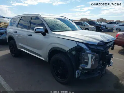 KM8R5DGE3RU740368 — 2024 Hyundai Palisade, Передняя часть, фото до ремонта