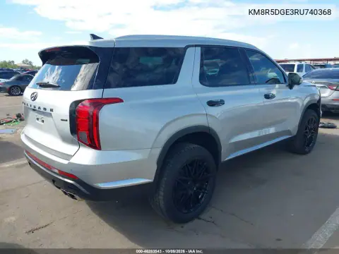 2024 Hyundai Palisade Limited VIN KM8R5DGE3RU740368 фото 5