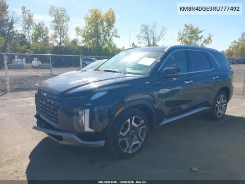 2024 Hyundai Palisade Sel VIN KM8R4DGE9RU777492 фото 3