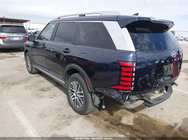 KM8RL5S27TU103225 — 2026 Hyundai Palisade, фото 3 с аукциона IAAI 30.09.2026, Задняя часть