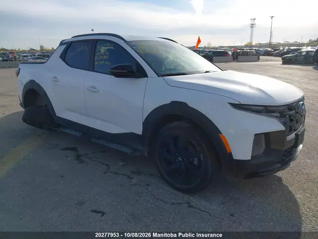 5NTJEDAFXPH053383 — 2023 Hyundai Santa Cruz Ultimate, Задняя часть слева (Left Rear), фото до ремонта