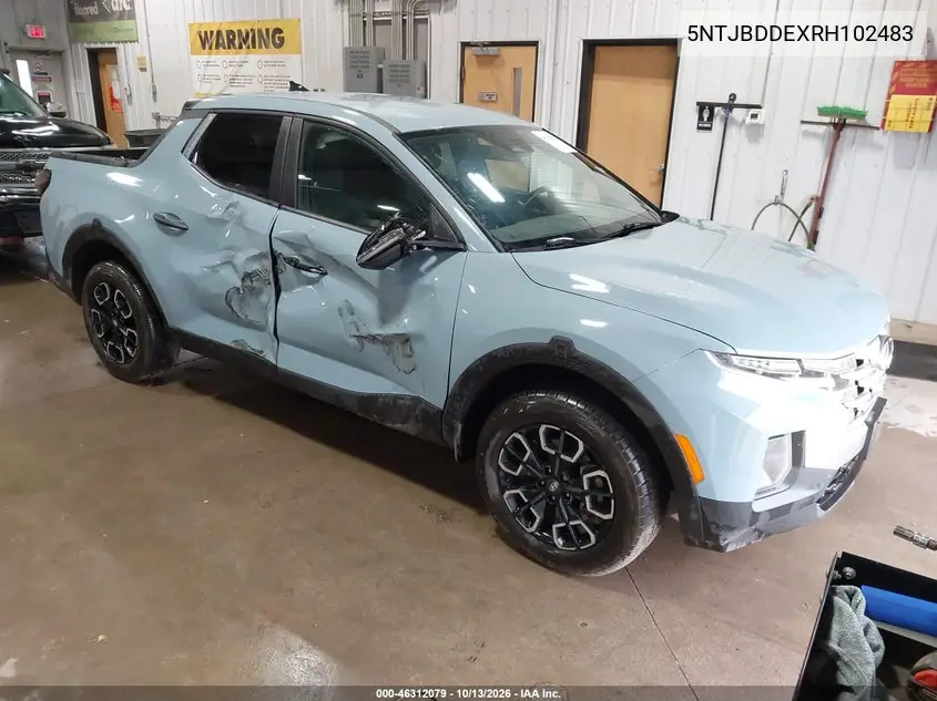 2024 Hyundai Santa Cruz Sel VIN 5NTJBDDEXRH102483 фото 2