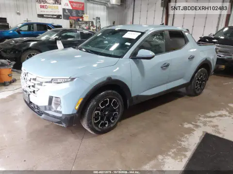 2024 Hyundai Santa Cruz Sel VIN 5NTJBDDEXRH102483 фото 3