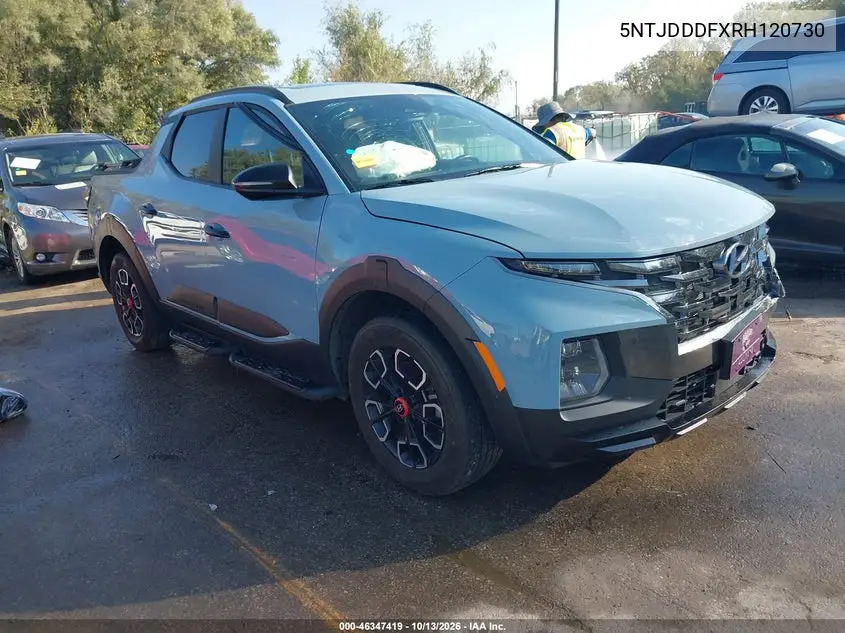 5NTJDDDFXRH120730 — 2024 Hyundai Santa CRUZ, фото 2 с аукциона IAAI, Задняя часть