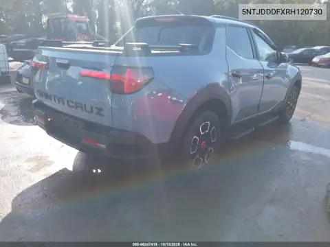 5NTJDDDFXRH120730 — 2024 Hyundai Santa CRUZ, фото 5 с аукциона IAAI, Задняя часть