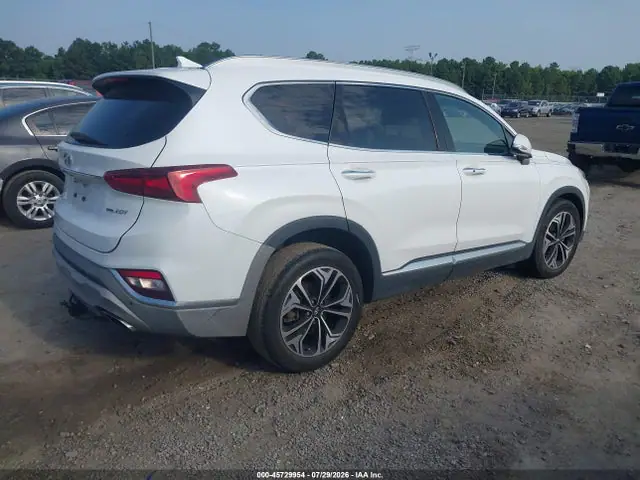 2019 Hyundai Santa Fe Limited 2.0t VIN 5NMS5CAA9KH127190 фото 4