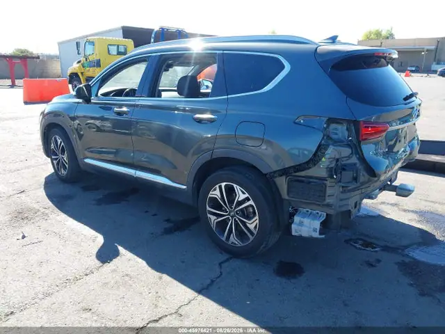 5NMS5CAA5KH078229 — 2019 Hyundai Santa Fe Limited 2.0T, фото 3 с аукциона IAAI 30.09.2026, Задняя часть