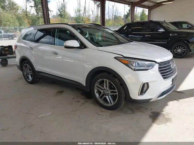 KM8SRDHF5JU285962 Hyundai Santa Fe SE Ultimate 2018 — повреждение Левый бок, фото до ремонта