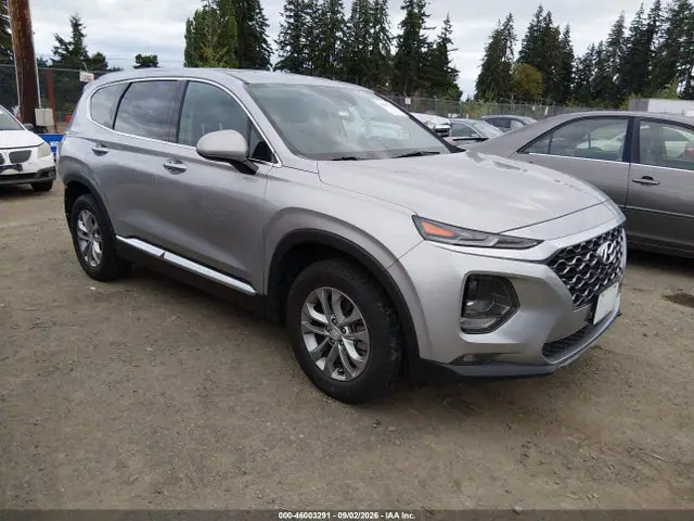 5NMS3CAD1LH207746 — 2020 Hyundai Santa Fe SEL, Задняя часть (Rear), фото до ремонта