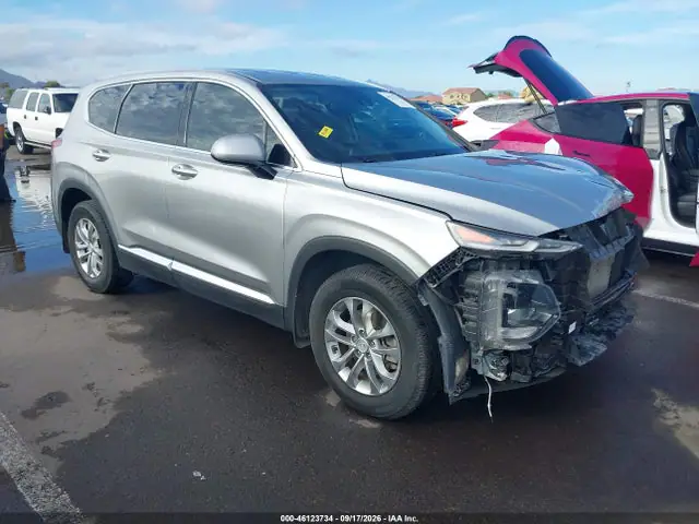 5NMS33AD9LH184958 — 2020 Hyundai Santa Fe SEL, Передняя часть (Front End), фото до ремонта