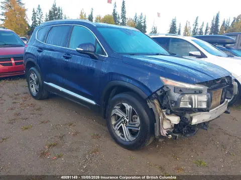 5NMS3DAJ9MH359545 — 2021 Hyundai Santa Fe SEL, Передняя часть (Front), фото до ремонта
