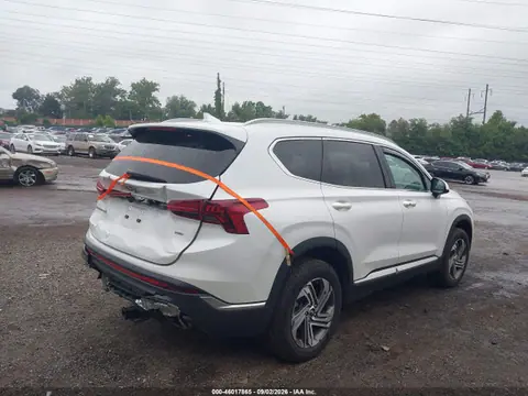 2022 Hyundai Santa Fe Sel VIN 5NMS2DAJ1NH396979 фото 4