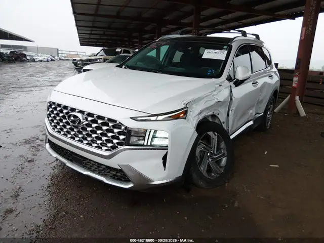 2022 Hyundai Santa Fe Sel VIN 5NMS3DAJ0NH401604 фото 2