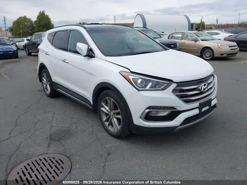 5XYZUDLA9HG468676 — 2017 Hyundai Santa Fe Sport 2.0T Limited, Задняя часть (Rear), фото до ремонта