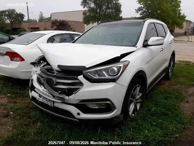 5XYZUDLA5HG402092 — 2017 Hyundai Santa Fe Sport 2.0T, фото 2 с аукциона IAAI 14.10.2026, Передняя часть
