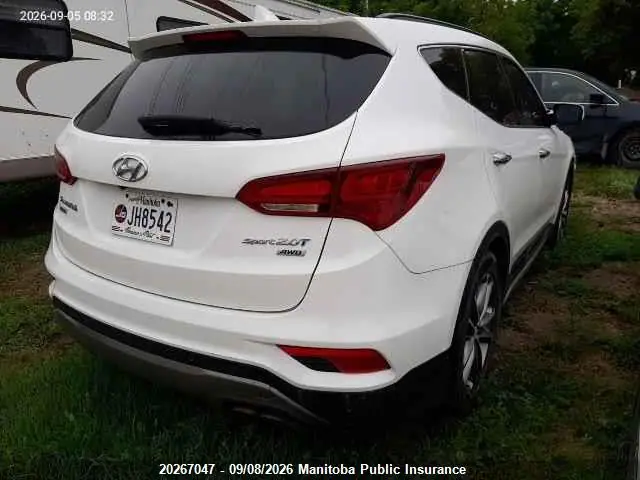 5XYZUDLA5HG402092 — 2017 Hyundai Santa Fe Sport 2.0T, фото 4 с аукциона IAAI 14.10.2026, Передняя часть