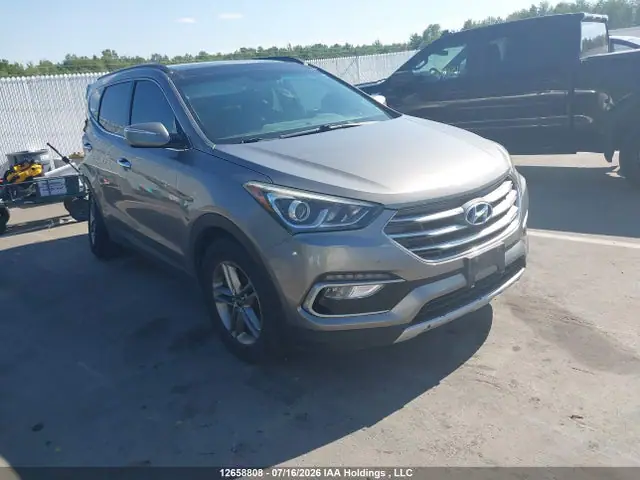 5XYZUDLB9HG412021 — 2017 Hyundai Santa Fe Sport 2.4 SE, Задняя часть (Rear), фото до ремонта