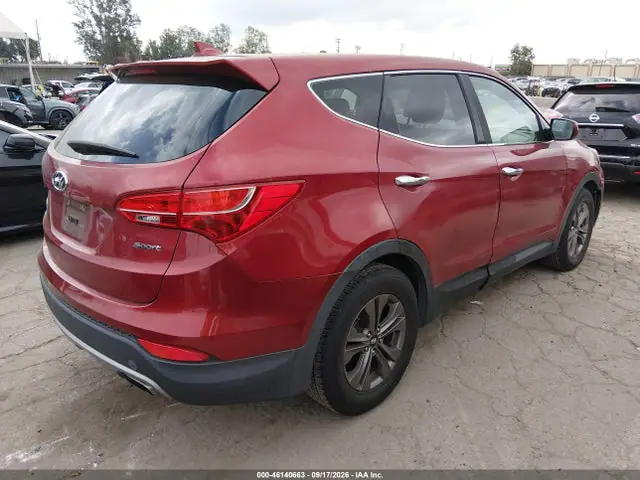 5XYZT3LB4GG318527 — 2016 Hyundai Santa Fe Sport 2.4L, фото 4 с аукциона IAAI 30.09.2026, Передняя часть слева