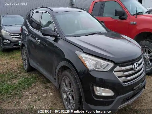 5XYZUDLB9EG171539 — 2014 Hyundai Santa FE Sport, Град (Hail), фото до ремонта