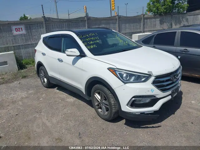 5XYZUDLBXHG459641 — 2017 Hyundai Santa FE Sport, Передняя часть (Front), фото до ремонта