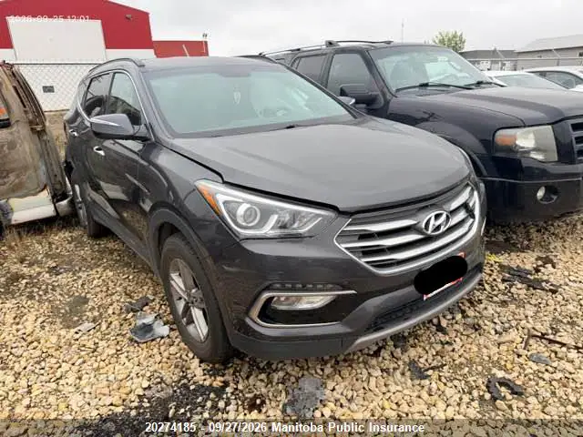 5XYZUDLB3HG401323 — 2017 Hyundai Santa FE Sport, Левый бок (Left Side), фото до ремонта