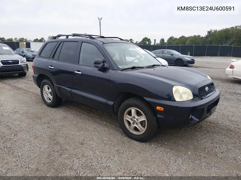 2004 Hyundai Santa Fe Gls/Lx VIN KM8SC13E24U600591 фото 2