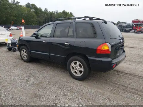 2004 Hyundai Santa Fe Gls/Lx VIN KM8SC13E24U600591 фото 4