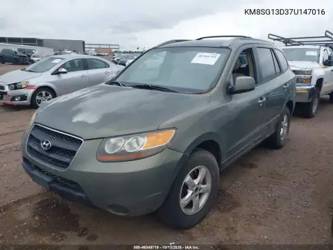 KM8SG13D37U147016 — 2007 Hyundai Santa FE, фото 2 с аукциона IAAI, Естественный износ