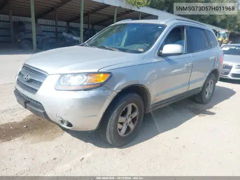 5NMSG73D57H011968 — 2007 Hyundai Santa FE, Естественный износ, фото до ремонта