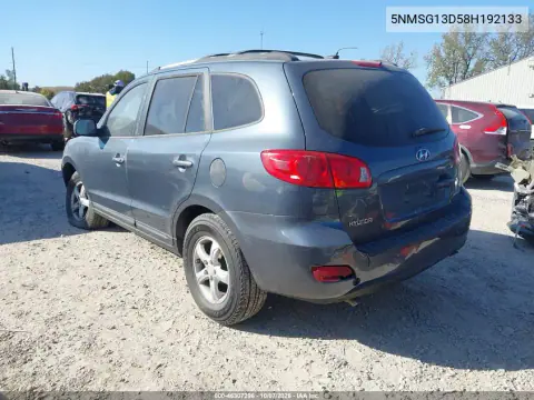 2008 Hyundai Santa Fe Gls VIN 5NMSG13D58H192133 фото 4