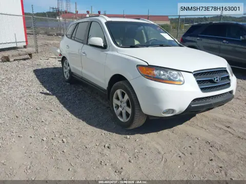 5NMSH73E78H163001 — 2008 Hyundai Santa FE, Левая сторона, фото до ремонта