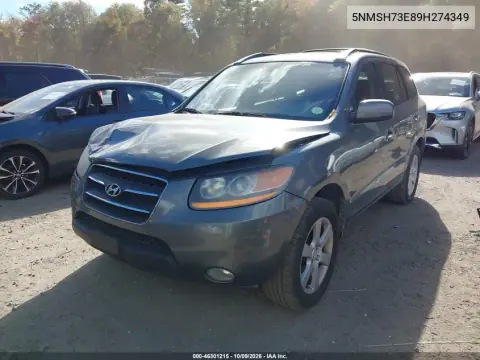 2009 Hyundai Santa Fe Limited VIN 5NMSH73E89H274349 фото 3