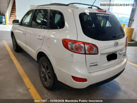 2010 Hyundai Santa Fe Gl VIN 5NMSGDAG2AH344132 фото 4