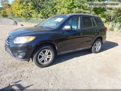 2010 Hyundai Santa Fe Gls VIN 5NMSG3AB5AH349808 фото 3