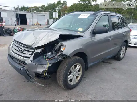 5XYZG3AB0BG001926 — 2011 Hyundai Santa FE, фото 3 с аукциона IAAI, Передняя часть