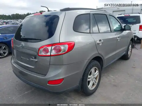 5XYZG3AB0BG001926 — 2011 Hyundai Santa FE, фото 5 с аукциона IAAI, Передняя часть