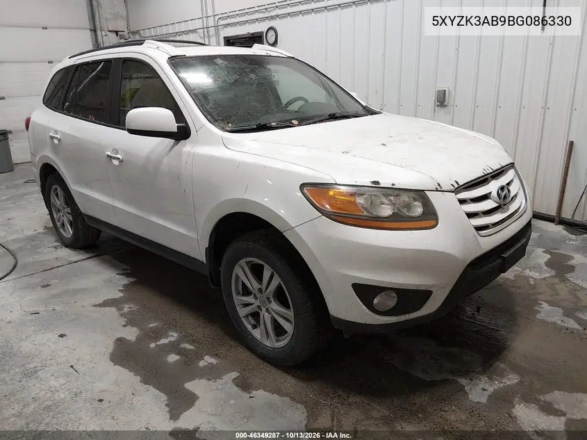 5XYZK3AB9BG086330 — 2011 Hyundai Santa FE, фото 2 с аукциона IAAI, Естественный износ