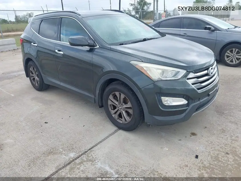 2013 Hyundai Santa Fe Sport VIN 5XYZU3LB8DG074812 фото 2