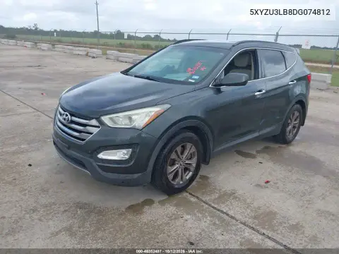 2013 Hyundai Santa Fe Sport VIN 5XYZU3LB8DG074812 фото 3