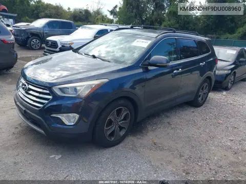 KM8SNDHF9DU008960 — 2013 Hyundai Santa FE, фото 2 с аукциона IAAI, Естественный износ