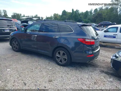 KM8SNDHF9DU008960 — 2013 Hyundai Santa FE, фото 3 с аукциона IAAI, Естественный износ