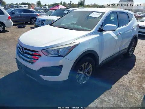 2014 Hyundai Santa Fe Sport 2.4L VIN 5XYZTDLB1EG175667 фото 2