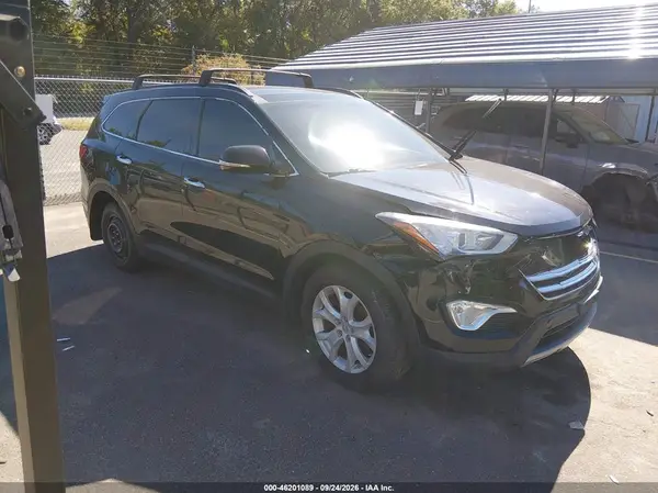 KM8SR4HF2GU140080 — 2016 Hyundai Santa FE, Передняя часть (Front End), фото до ремонта