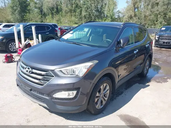 5XYZUDLB1GG372905 — 2016 Hyundai Santa FE, фото 2 с аукциона IAAI, Задняя часть слева