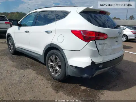 5XYZU3LB6GG342387 — 2016 Hyundai Santa FE, фото 4 с аукциона IAAI, Задняя часть