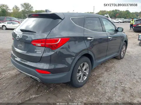 5XYZTDLB9GG378938 — 2016 Hyundai Santa FE, фото 4 с аукциона IAAI 20.10.2026, Естественный износ