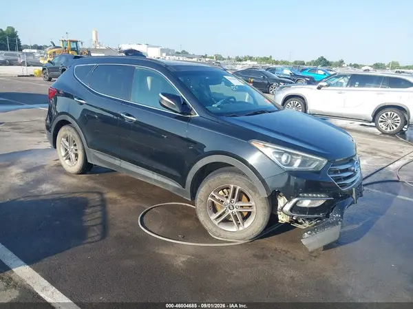 5XYZUDLB3HG457486 — 2017 Hyundai Santa FE, Передняя часть (Front End), фото до ремонта
