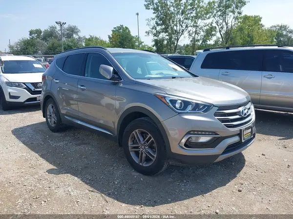 5NMZU3LB5HH005555 — 2017 Hyundai Santa FE, Задняя часть слева (Left Rear), фото до ремонта