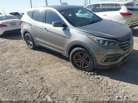 5XYZTDLB7HG398381 — 2017 Hyundai Santa FE, Естественный износ, фото до ремонта